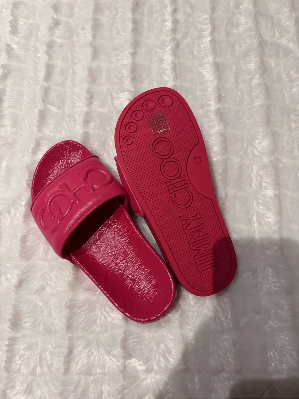 JIMMY CHOO SLIDES SIZE 34